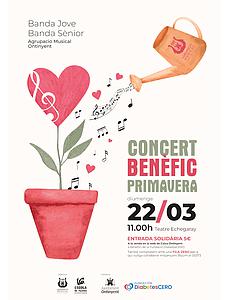 Concert Benèfic de Primavera a càrrec de la Banda Jove i la Banda Sénior